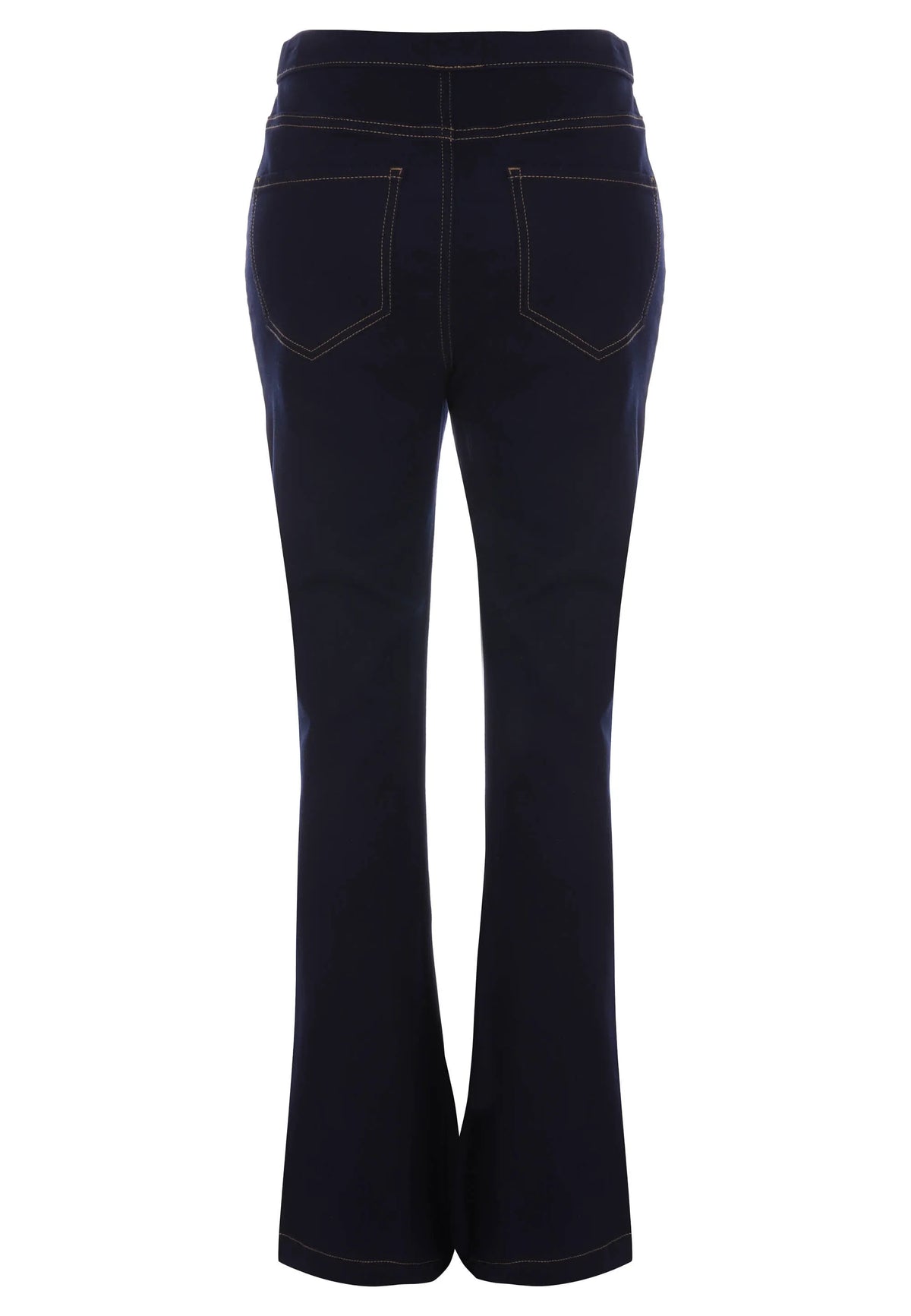 Womens Indigo Blue Kate Seam Flare Jeggings