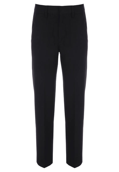 Older Boys Black Regular Fit School Trousers