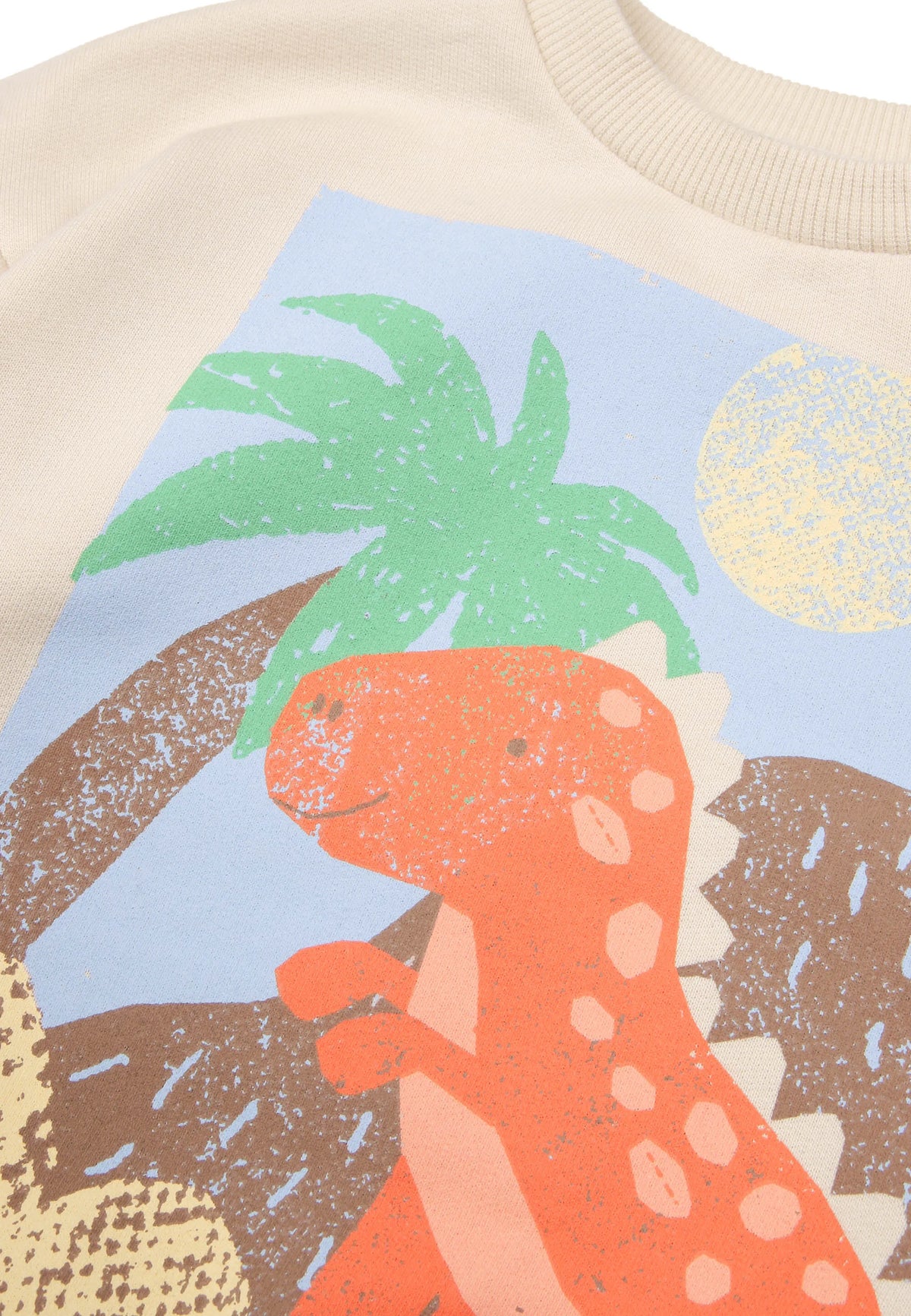 Baby Boys Stone Dinosaur Sweatshirt & Jeans Set