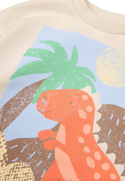 Baby Boys Stone Dinosaur Sweatshirt & Jeans Set